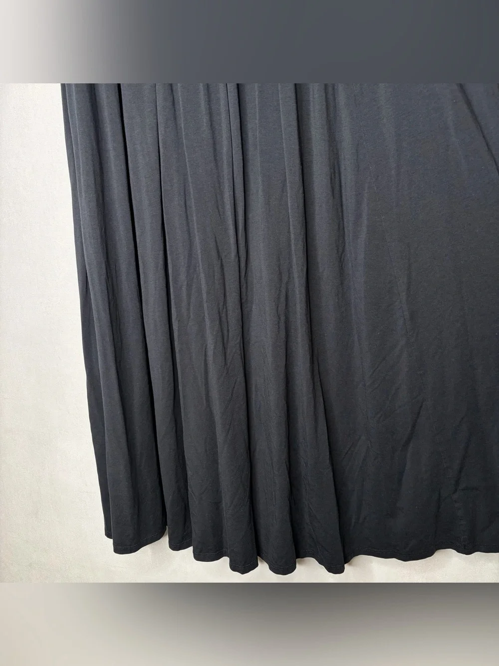 Abercrombie & Fitch Black Drop Waist Maxi Dress
